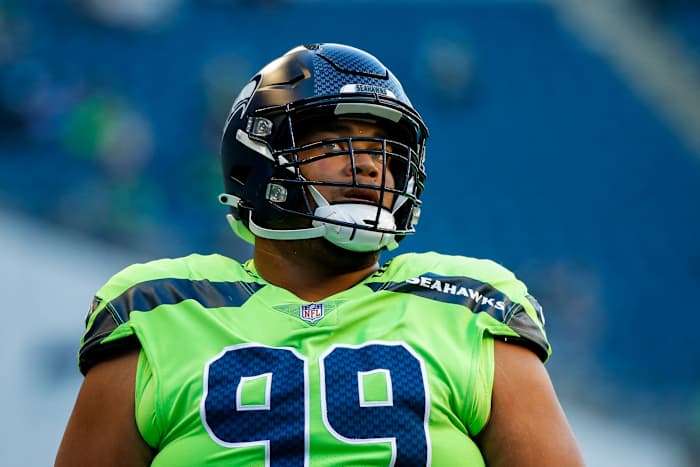 Seahawks' defensive lineman Al Woods